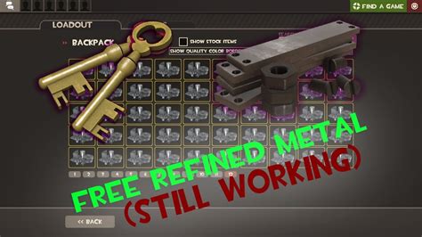 tf2 free refined metal bot.
